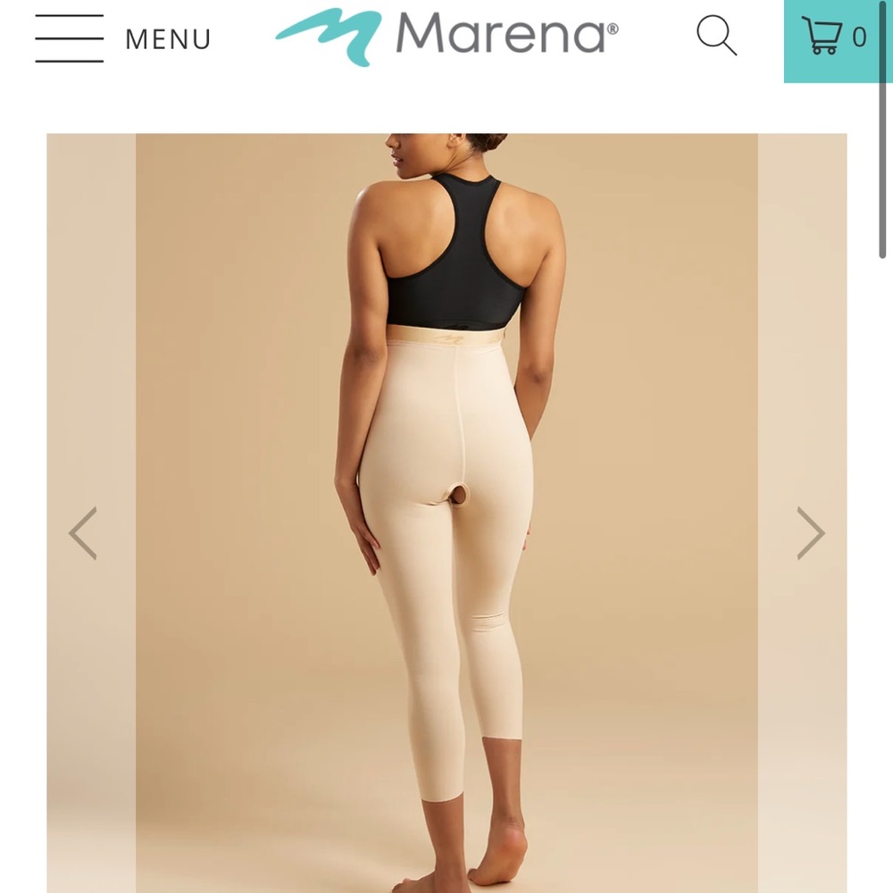 Black - Marena High-Waist Zippered Girdle - Calf Length